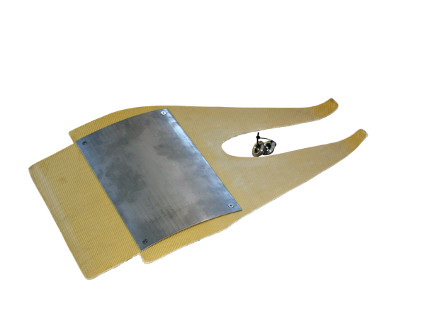 Differential protection plate rear – Kevlar / Gr.A