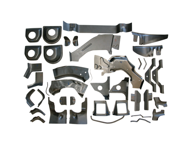 Set Chassis reinforcement plates – Abarth Gr.A